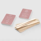 ダスティバラ特別日付結婚式 プログラム ハンドファン (組立なし)