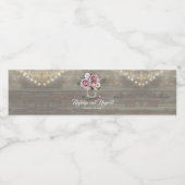 ダスティバラ素朴カントリーメイスンジャーフローラ ペットボトルラベル (シングルラベル)