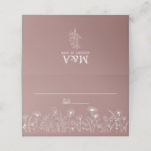 ダスティバラ素朴ボホシックワイルドフラワーフローラ プレイスカード (外部開封)