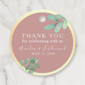 ダスティバラ結婚グリーナリーメッセージカード フェイバータグ (裏面)