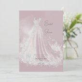 ダスティバラ結婚ズドレスブライダルシャワー 招待状 (スタンド正面)