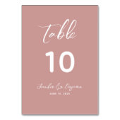 ダスティバラ結婚ズ テーブルナンバー (裏面)