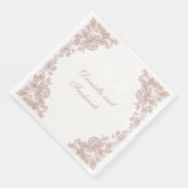 ダスティバラ結婚紙ナプキン (コーナー)