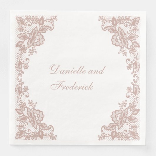 ダスティバラ結婚紙ナプキン (正面)