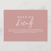 ダスティバラ結婚詳細 エンクロージャーカード (正面)