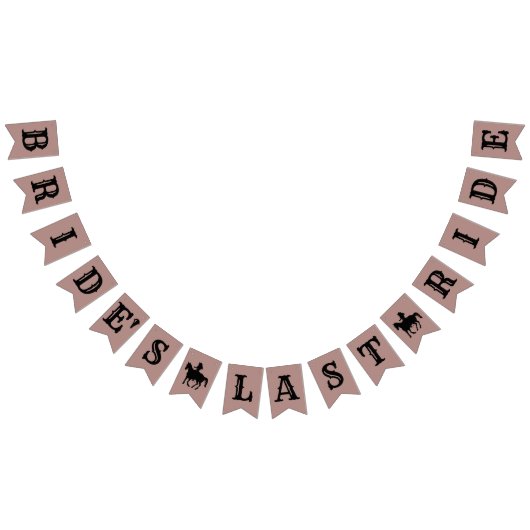 ダスティバラ花嫁の最後のライドバチェロレッテ週末 バンティングフラッグ (全)