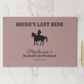 ダスティバラ花嫁の最後のライドバチェロレッテ週末 ペーパーパッド (インサイチュ)
