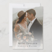 ダスティバラ金ゴールドアーチSage写真婚約した 招待状 (正面)