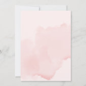 ダスティバラ金ゴールド&ユーカリプタスボホブライダルシャワー 招待状 (裏面)