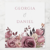 ダスティバラ&ブルガンディボホフローラズ ワインラベル (シングルラベル)