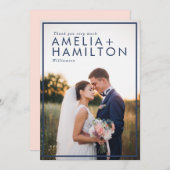 ダスティバラ&ミニマルサンキュー結婚の写真 サンキューカード (正面/裏面)