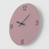ダスティバラB48E92色 – 名前を追加するオプション ラージ壁時計 (傾斜)