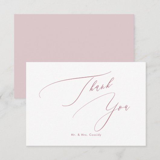 ダスティバラDIYカラーズルクセスクリプトサンキュー サンキューカード (正面/裏面)