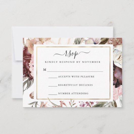 ダスティバラRSVPフライヤー 出欠カード (正面)