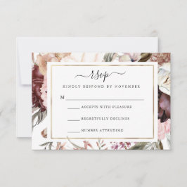 ダスティバラRSVPフライヤー 出欠カード