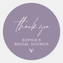 ダスティパープルのミニマルな結婚式前祝賀会のお礼