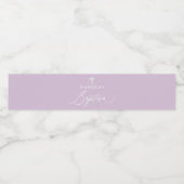 ダスティパープルクロスガールバプティスウォーターボトルラベル ペットボトルラベル (シングルラベル)