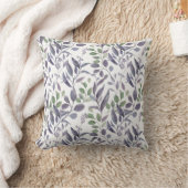 ダスティパープルセージ緑葉の緑 | クッション (ブランケット)