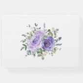 ダスティパープルバラユーカリプトゥス結婚ボタニカル ゲストブック (裏面)