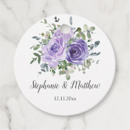 ダスティパープルバラユーカリプトゥス結婚ボタニカル フェイバータグ