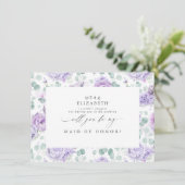 ダスティパープルフローラは私の花嫁になる 招待状 (スタンド正面)