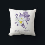 ダスティパープルフローラアイリスホワイトデイジー結婚ズ クッション<br><div class="desc">紫菖蒲の花とエレガント白いデイジーを持つ水の色のフローラデザインを特徴とする枕。名前と日付でパーソナライズ結婚する。この枕は他のマッチの製品を含むコレクシ結婚ョンの一部である。私の店を訪問し、あなたの好みに合わせてパーソナライズできる結婚の様々なブライダル製品を見てく結婚ださい。</div>
