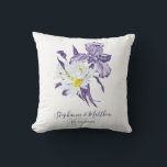 ダスティパープルフローラアイリスホワイトデイジー結婚ズ クッション<br><div class="desc">紫菖蒲の花とエレガント白いデイジーを持つ水の色のフローラデザインを特徴とする枕。名前と日付でパーソナライズ結婚する。この枕は他のマッチの製品を含むコレクシ結婚ョンの一部である。私の店を訪問し、あなたの好みに合わせてパーソナライズできる結婚の様々なブライダル製品を見てく結婚ださい。</div>