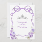 ダスティパープルフローラリボン銀ミンス 招待状 (裏面)