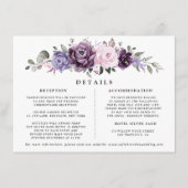 ダスティパープルフローラ結婚ズ詳細 エンクロージャーカード (正面)