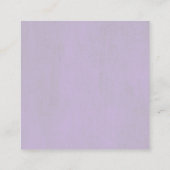 ダスティパープルフローラ結婚披露宴 エンクロージャーカード (裏面)