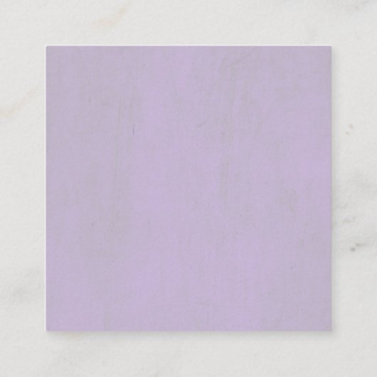 ダスティパープルフローラ結婚披露宴 エンクロージャーカード (裏面)