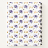 ダスティパープルプリンセスキンセアニラゲストブック ノートブック (裏面)