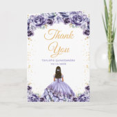 ダスティパープルプリンセスフローラキンセアニラ サンキューカード (正面)