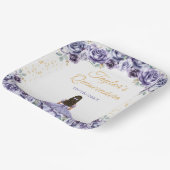 ダスティパープルプリンセスフローラキンセアニラ ペーパープレート (傾斜あり)