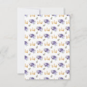 ダスティパープルプリンセスフローラキンセアニラ 出欠カード (裏面)