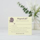 ダスティパープルマスカレードボールファンドレイザーガラへの返信 招待状 (スタンド正面)