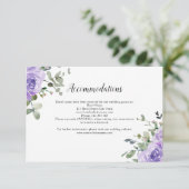 ダスティパープルユーカリプタスボタニカル宿泊 エンクロージャーカード (スタンド正面)