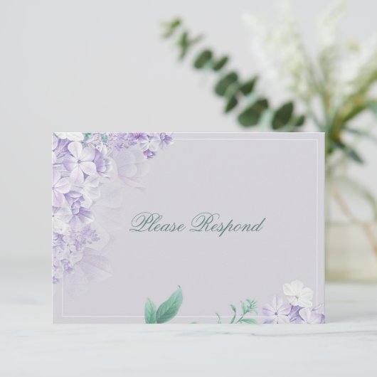 ダスティパープル春の花結婚ズ エンクロージャーカード (スタンド正面)