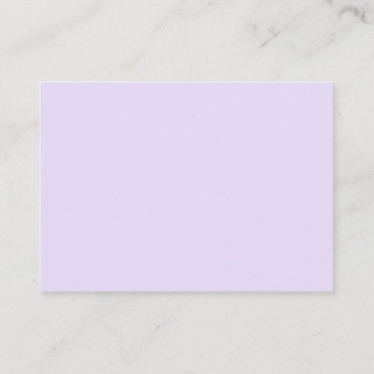 ダスティパープル結婚フローラのWebサイトカード 名刺 (裏面)