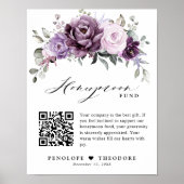 ダスティパープル開花ハネムーンファンドの看板 ポスター (正面)