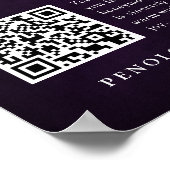 ダスティパープル開花ハネムーンファンドの看板 ポスター (角)