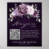 ダスティパープル開花ハネムーンファンドの看板 ポスター (正面)