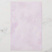 ダスティパープル開花フローラ結婚のメニュー (裏面)