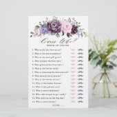 ダスティパープル開花ブライダルシャワーゲーム (スタンド正面)