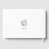 ダスティパープル&ピンクアジサイ結婚ズゲストブック ゲストブック (裏面)