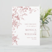 ダスティビクトリアンバラガフランスのーデン結婚フローラ セーブザデート (スタンド正面)