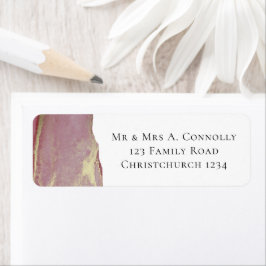 ダスティビバエレガントマゼンダ差出人住所 ラベル