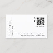 ダスティピエレガントンク美容師名刺 名刺 (裏面)