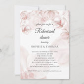 ダスティピンクのオーキッドのリハーサルディナー 招待状 (正面)