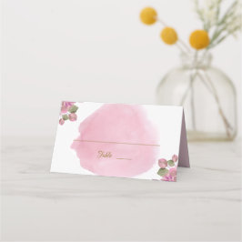 ダスティピンクの花嫁入場カード プレイスカード